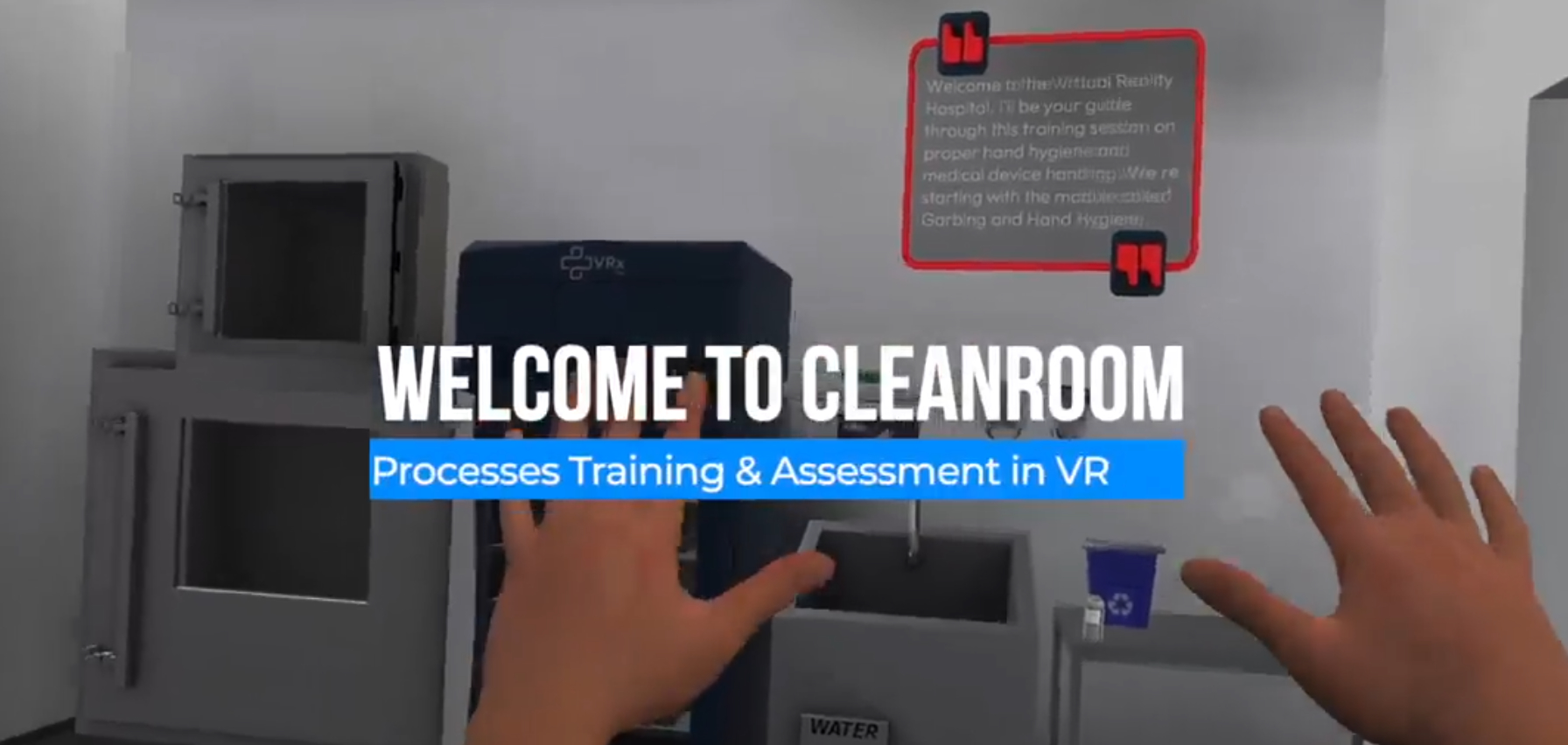 Sterile Environment VR Training